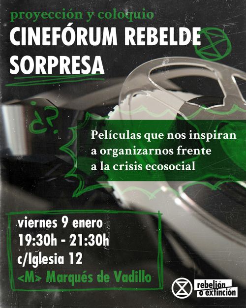 Cinefórum rebelde sorpresa