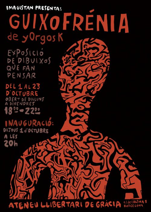 Inauguració exposició "Dibuixos que fan pensar" de y0rgos k