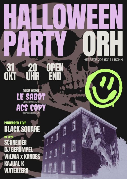 Halloween Party im ORH