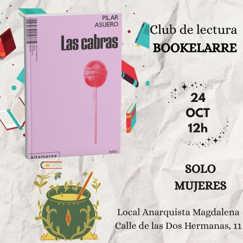 Bookelarre: "Las Cabras", Pilar Asuero