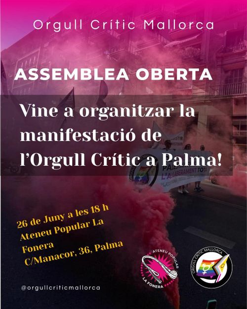 ASSEMBLEA OBERTA PRE ORGULL CRÍTIC
