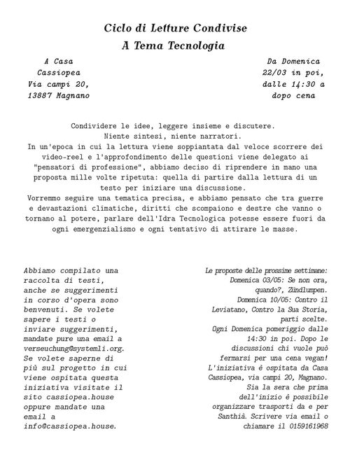 Letture Condivise