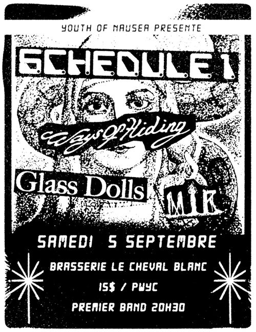 Schedule1 / Ways of Hiding / Glass Dolls / MIR