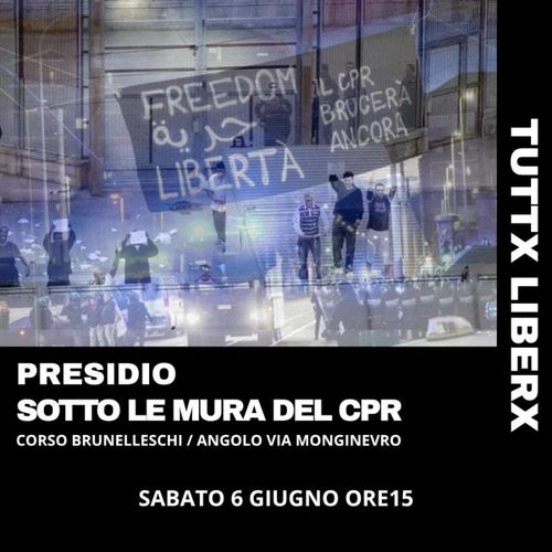 Presidio in solidarietà alle persone recluse