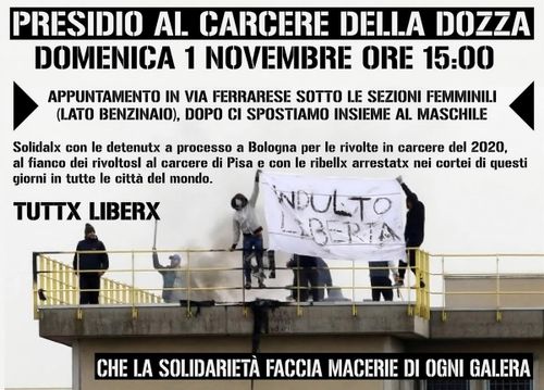 Presidio al Carcere della Dozza