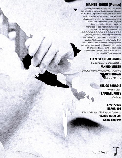 _MAINTE_NOIRE (France) + Venne-Deshaies/Nibesh/Brown + Paradis/Foisy