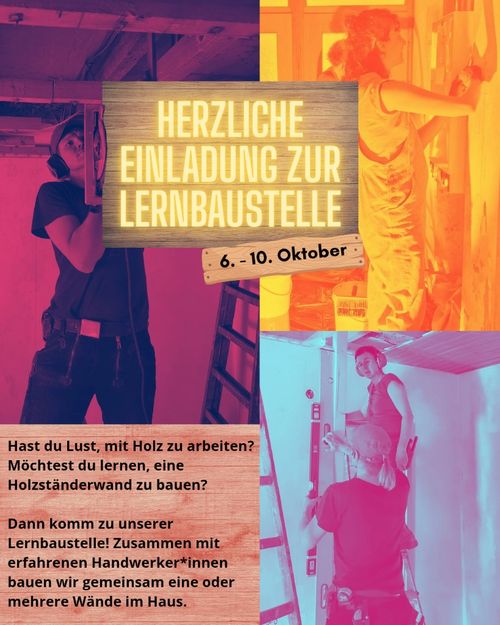 Lernbaustelle vom 6.- 10. Oktober 