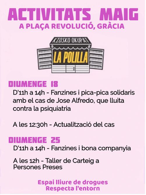 ACTIVITATS MAIG 2025 A LA POLILLA