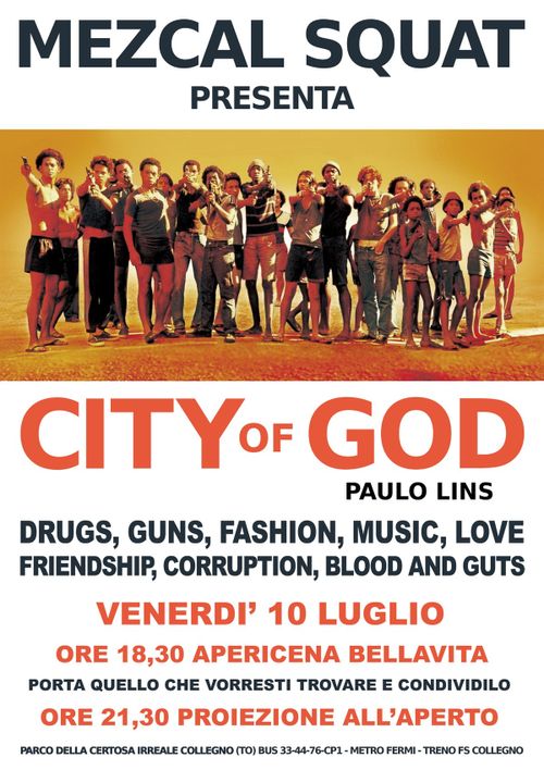 Proiezione "CITY of GOD " 