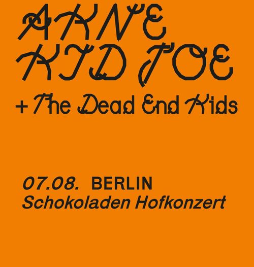 Akne Kid Joe (punk, nürnberg) + The Dead End Kids (glitzerpunk) [Schokoladen Hofkonzert]