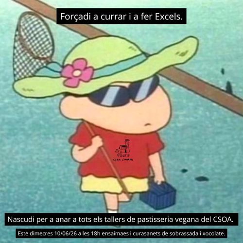 TALLER DE PASTISSERIA VEGANA! 