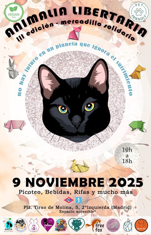 Mercadillo Solidario ANIMALIA LIBERTARIA (III)