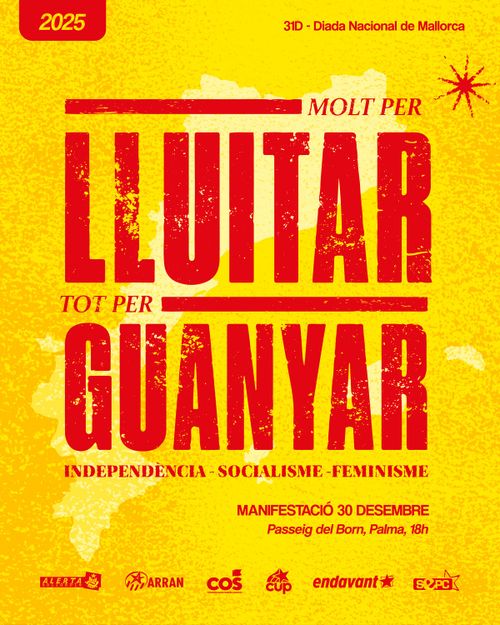 Manifestació Diada Nacional de Mallorca