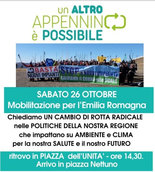 Un altro Appennino e' possibile