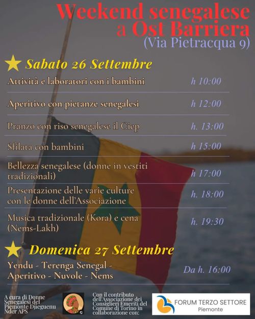 Weekend senegalese da OST Barriera
