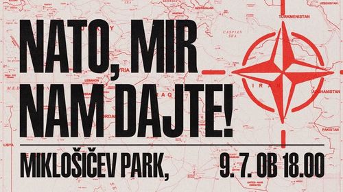 Anti-NATO protest NATO, MIR NAM DAJTE!