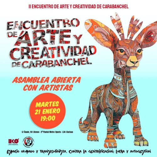 II Encuentro de Arte y Creatividad de Carabanchel. Próxima asamblea.