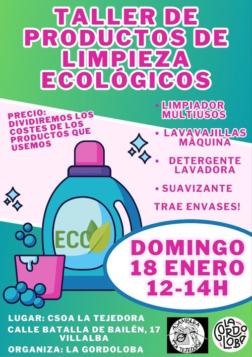 Taller de productos de limpieza ecológicos