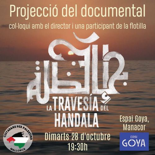 PROJECCIÓ ''LA TRAVESÍA DEL HANDALA'' + COL·LOQUI AMB DIRECTOR I TRIPULANT