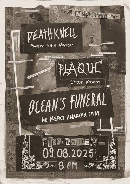 DEATHKNELL+OCEAN'S FUNERAL+PLAQUE